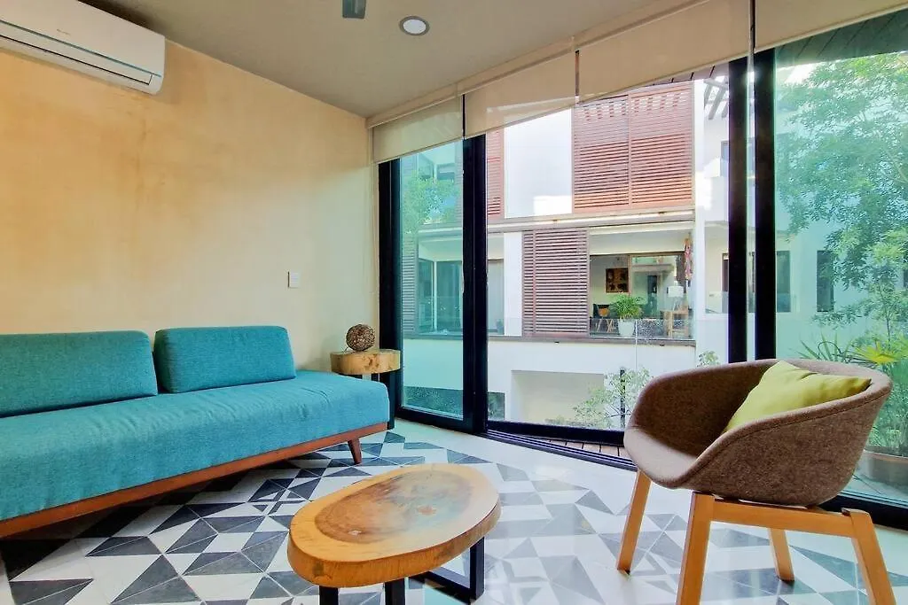 Moderno Y Eco-Friendly Loft 3 By Noox Apartment Tulum