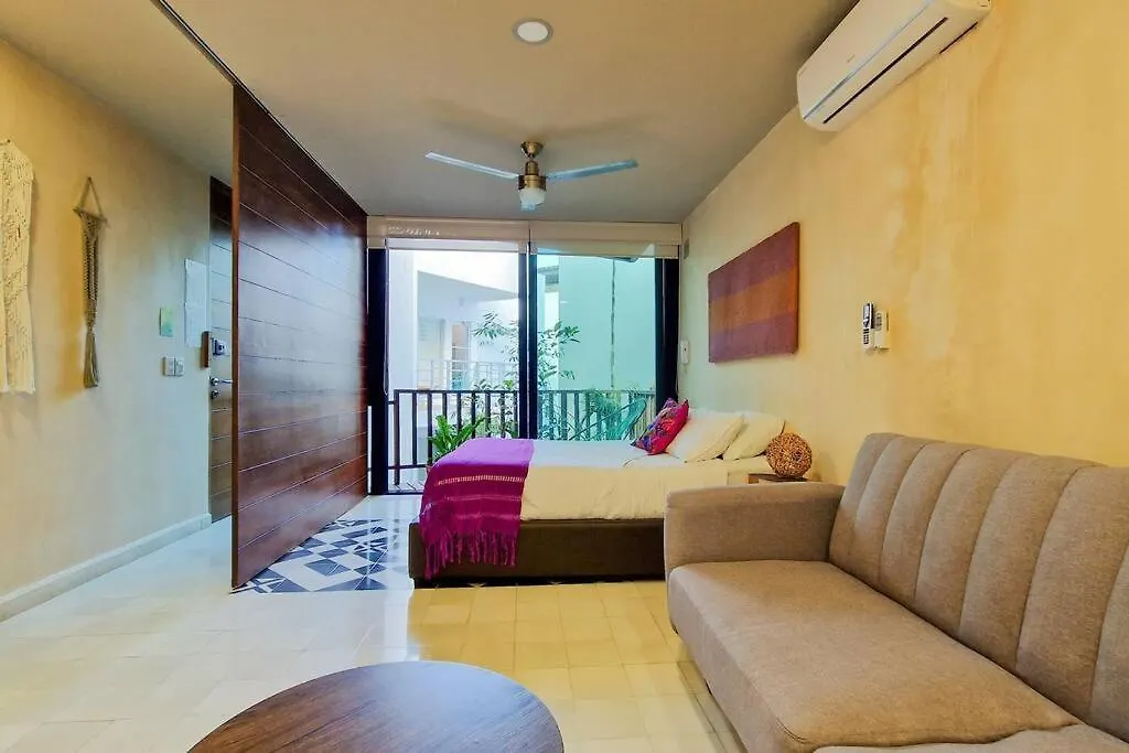 Moderno Y Eco-Friendly Loft 3 By Noox Apartment Tulum 0*,